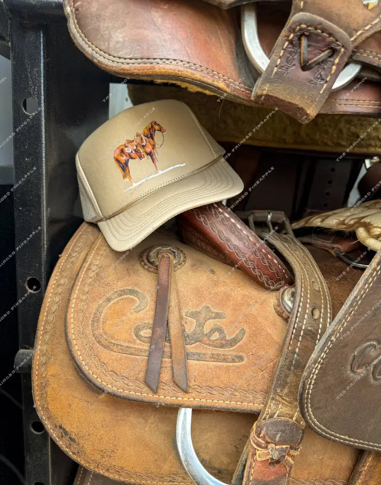 The Good Horse Trucker Hat (Adult) Tan