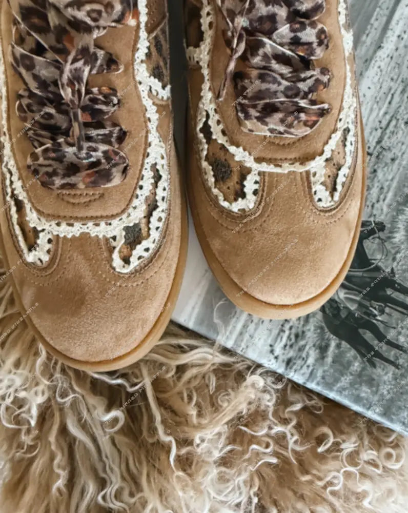 The Leopard Lace Sneaker