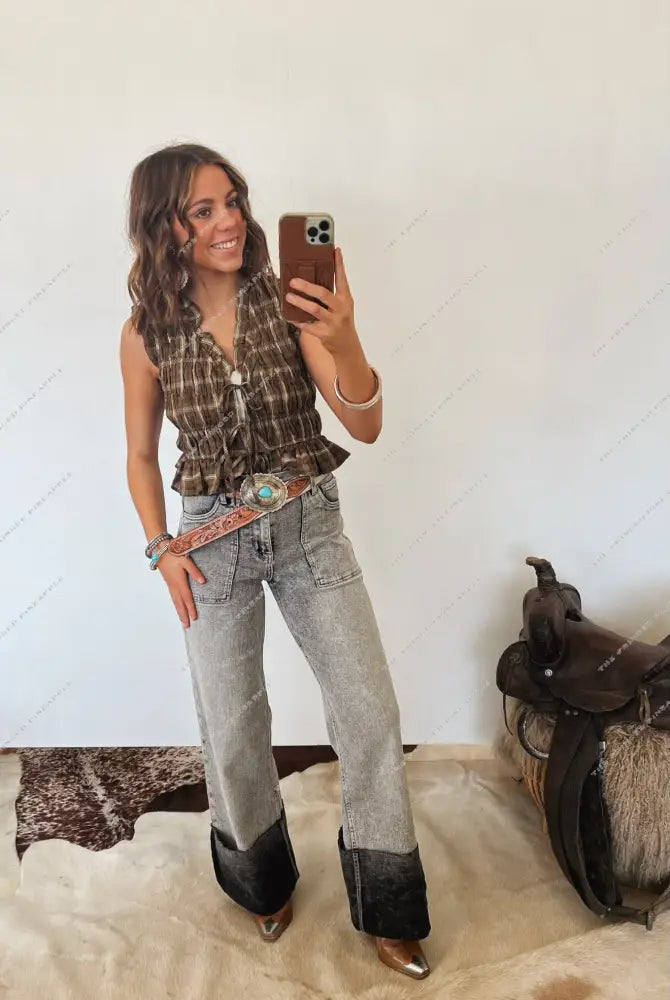 The West Smocked Tank Top