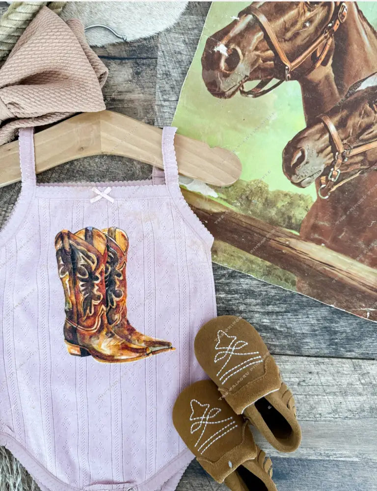 These Boots Pointelle Onesie/Tank (Baby/Toddler)