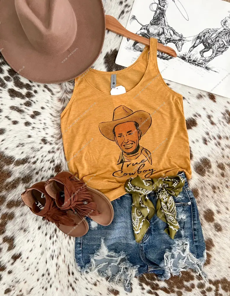 True Cowboy Tank(Mustard) S