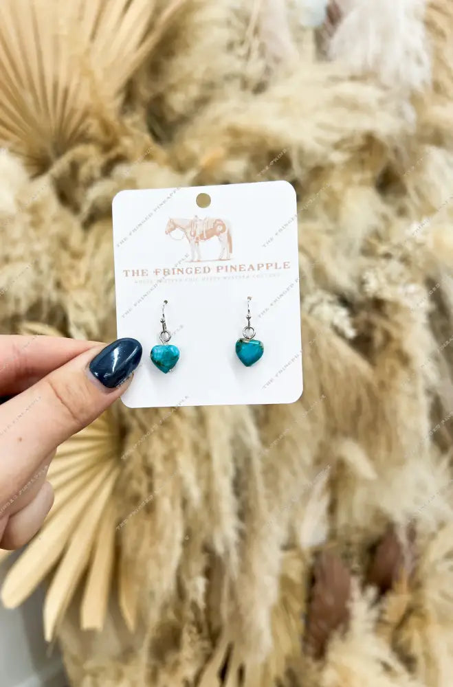 Way To My Heart Turquoise Earrings
