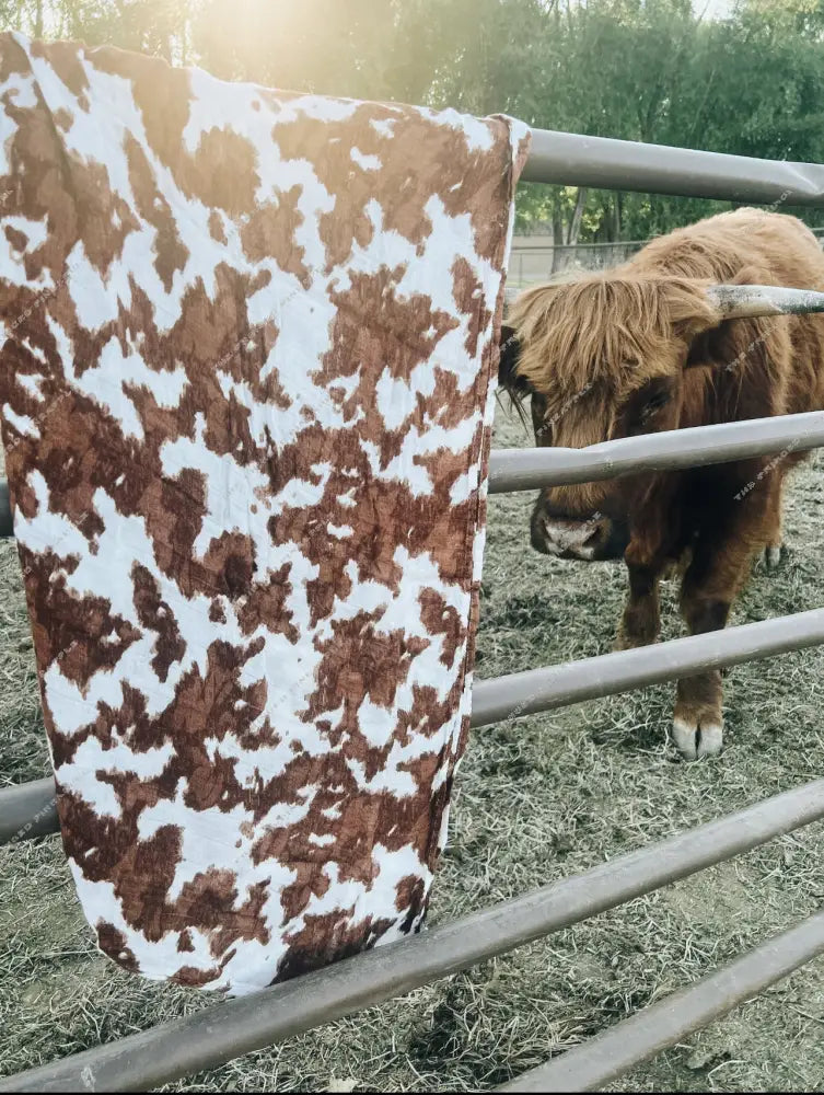 Wild West Cowprint Swaddle