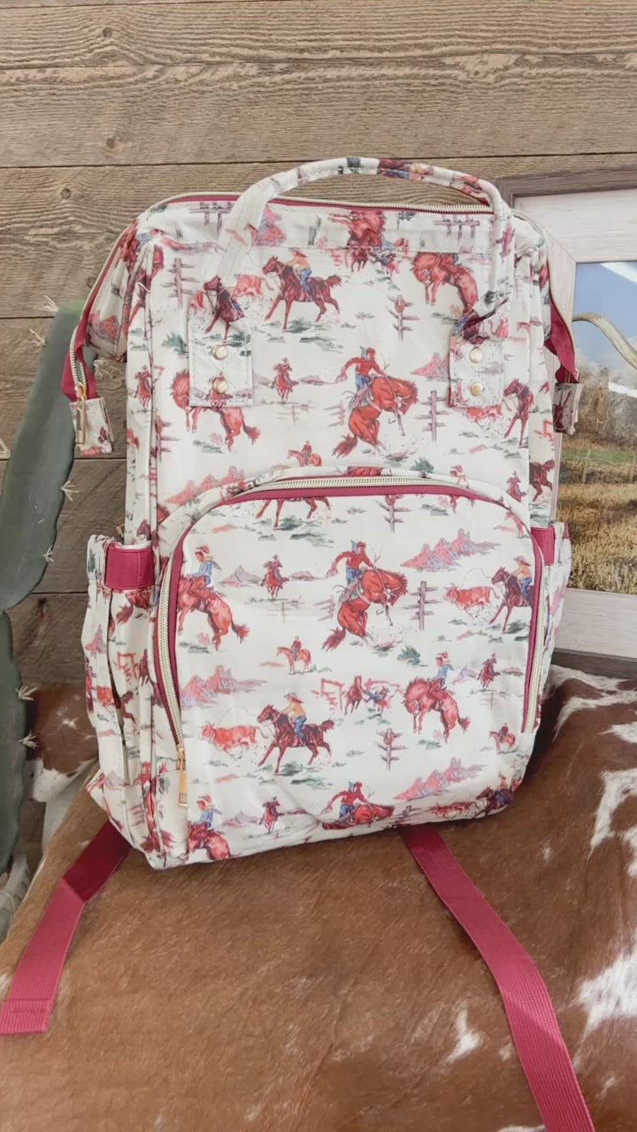 Wild West Cowboy Diaper Bag theFRINGEDpineapple