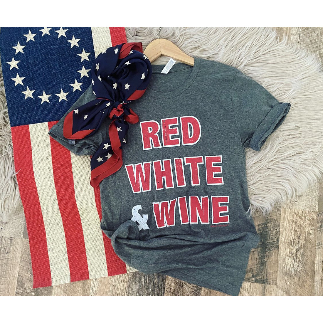 Red, White, & Wine Tee