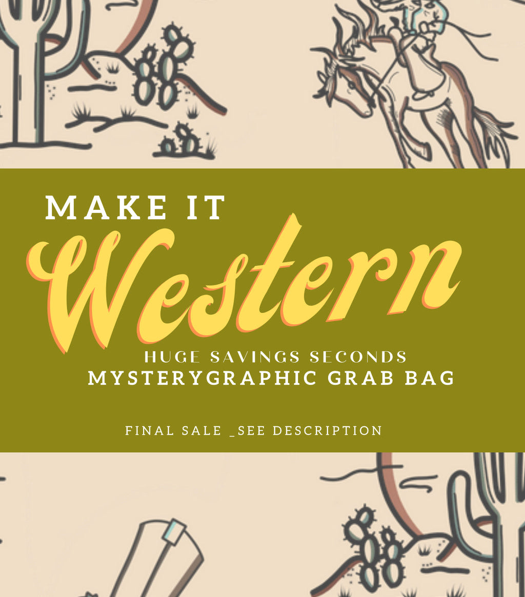 Make It Western Mystery Graphic Tee Bag THE SAVINGS SECONDS 4.0  (( must pay shipping - excludes codes))