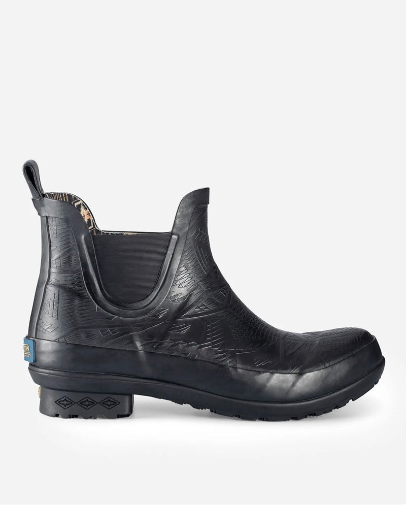 Mama Tried y’all Ankle Southwest Pendleton Rain boots (Embossed Black)
