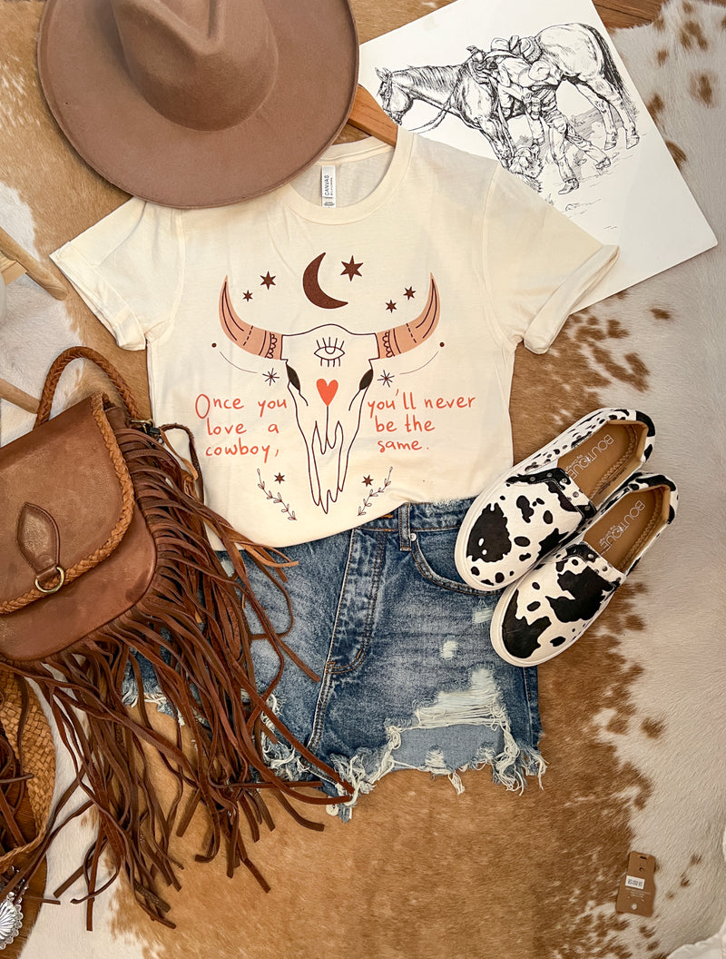 Once You Love A Cowboy Tee