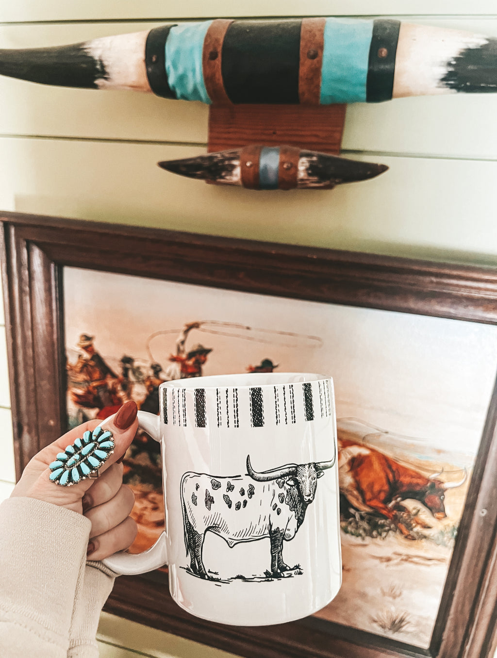 Longhorn Coffee Cup Mug