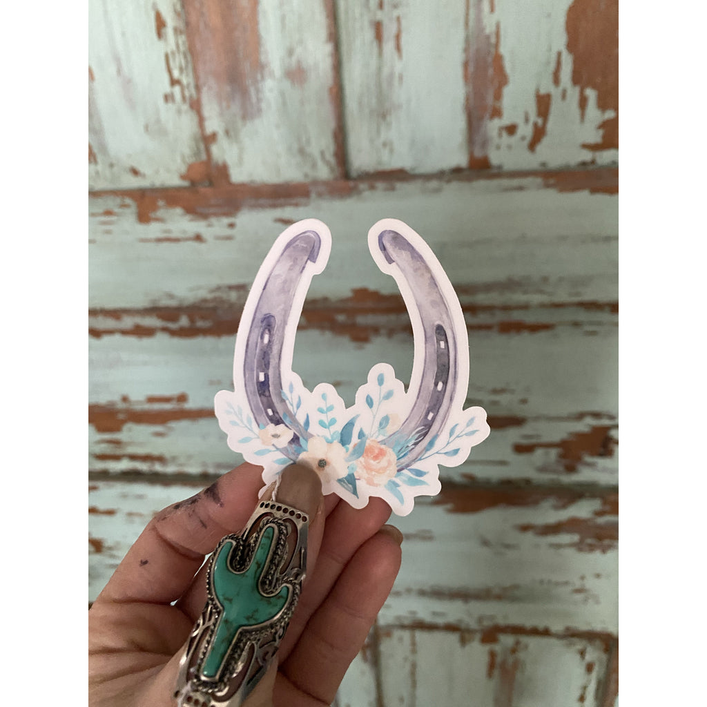 Queen of the Rodeo Horseshoe Sticker