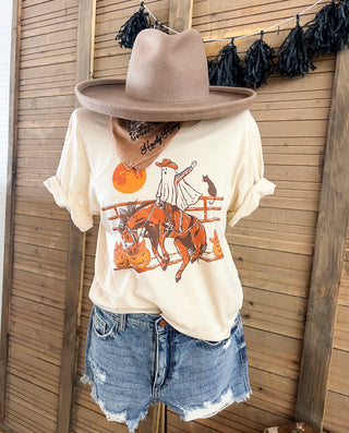 Ghost Cowboy Tee/Sweatshirt( No Words Fringed exclusive)