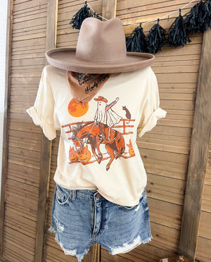 Ghost Cowboy Tee( No Words Fringed exclusive)