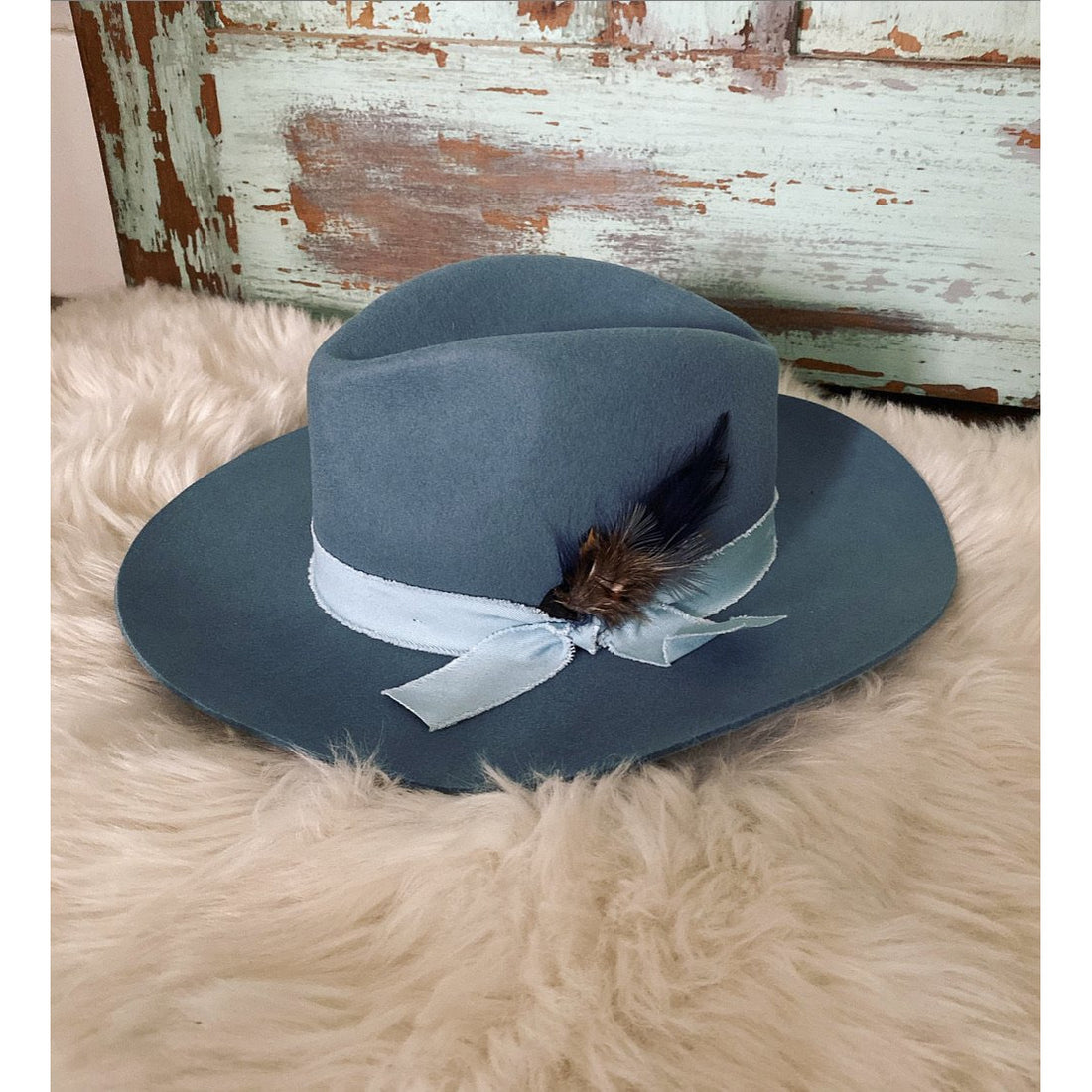 Western Way Hat (slate blue)