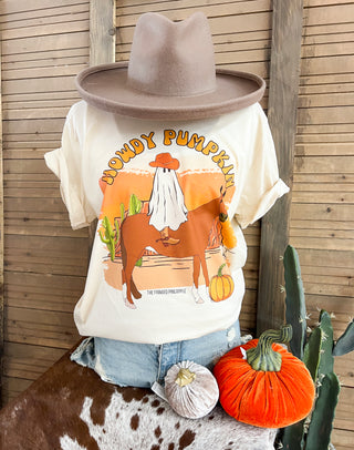 Howdy Pumpkin Tee(Fringed exclusive)