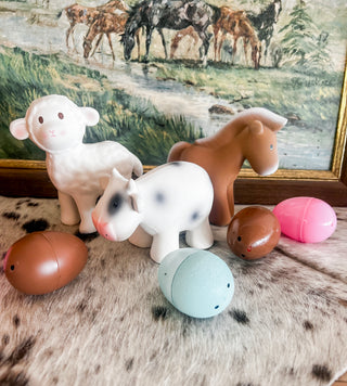 Farm Animal Rattle