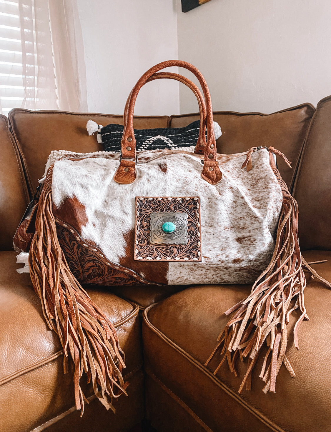 The Western Traveler Fringe Duffle Weekender – theFRINGEDpineapple