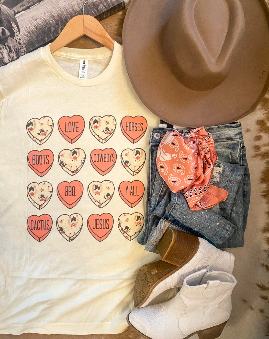 Country Hearts Valentine Tee 2.0