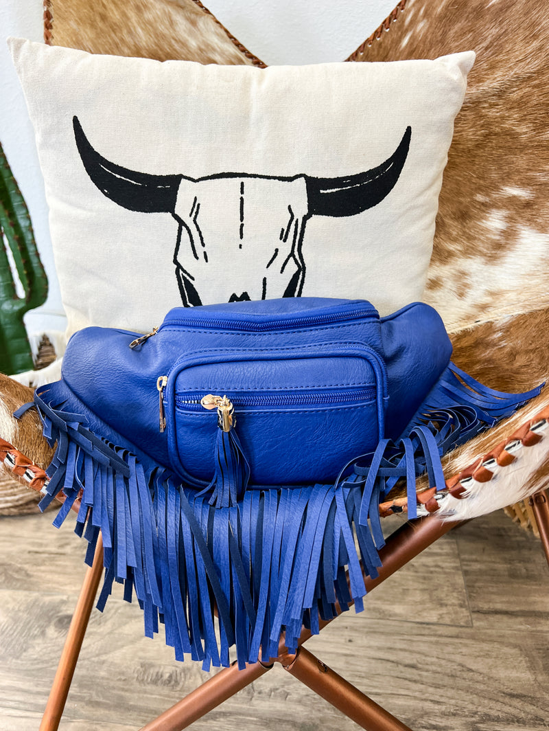 The Bandita Saddle Blanket Purse with Fringe