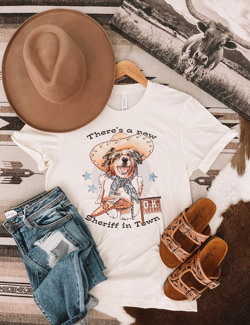 There A New Sheriff Aussie Tee (2)