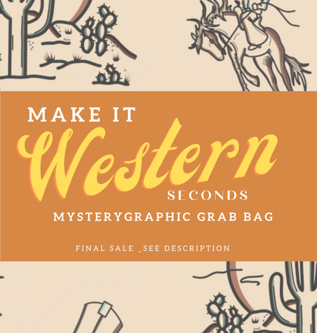 Make It Western Mystery Graphic Tee Bag Seconds 3.0  (( must pay shipping - excludes codes))