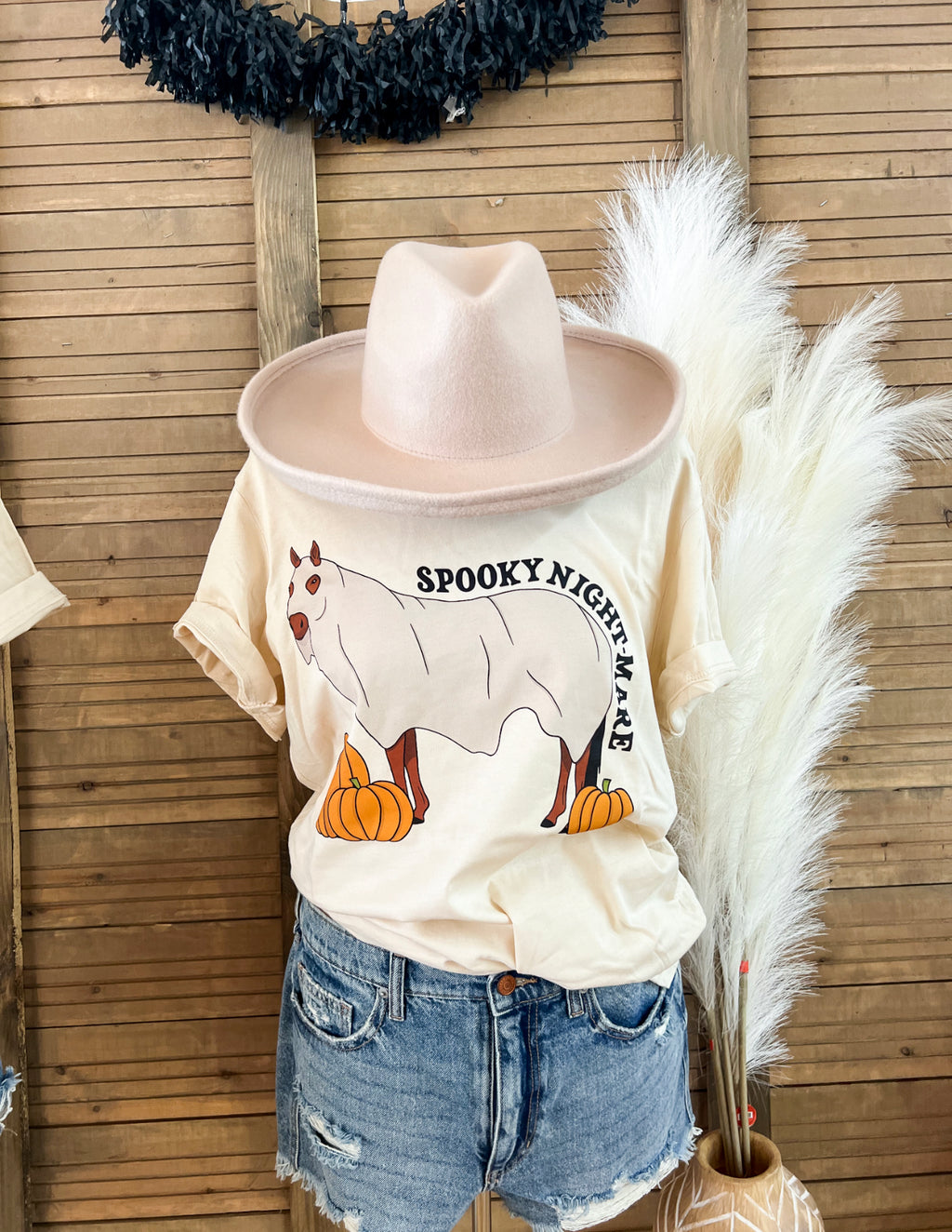 Spooky Mare Halloween Tee( Fringed exclusive)