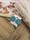 Lady May Turquoise Cluster Studs