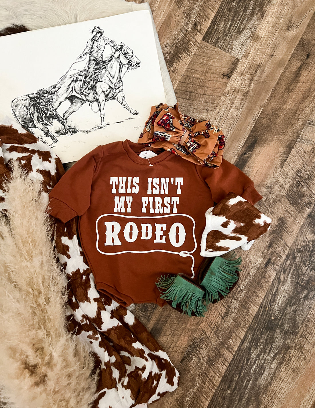 Isn't My First Rodeo Bubble Romper